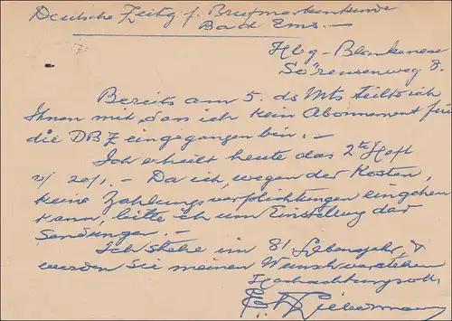 A propos complet de Hambourg à BAd Ems 1956