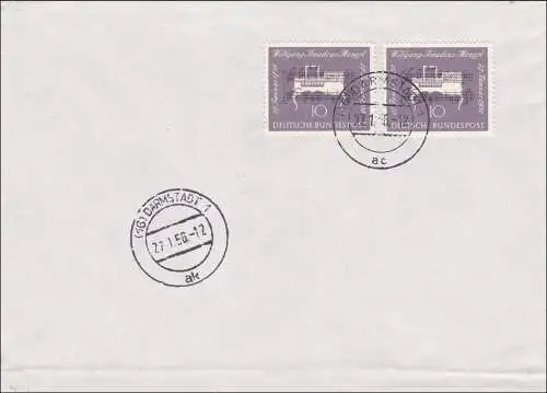 FDC Darmstadt 1956