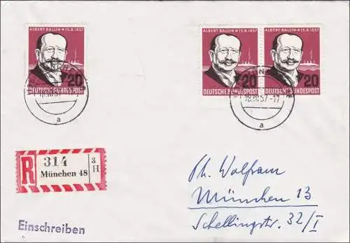 Einschreiben aus München 1957