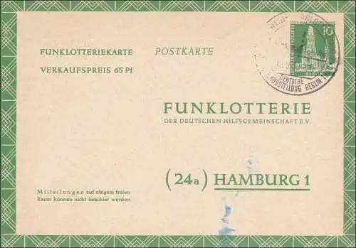 Funklotterie Karte 1960: FP56