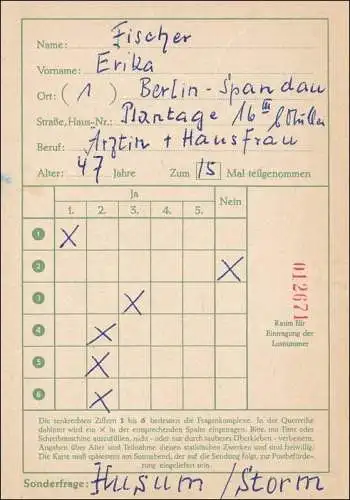 Carte de la flotte de radio en 1960: FP56