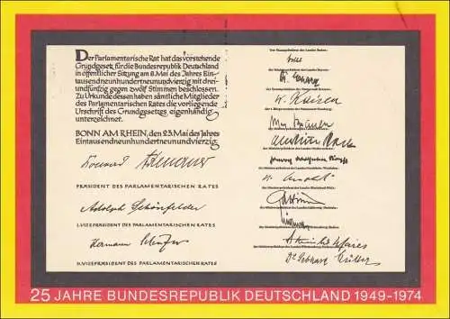 Chose entière: Carte postale PSo4 de Hessisch Lichtenau 1974