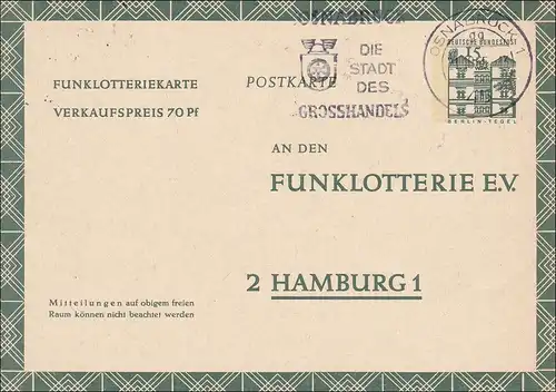 Ganzsache:  P11 von Osnabrück