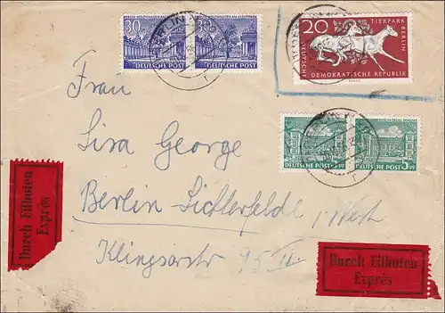 Lettre d'Eilboten vers Lichtenfelde 1956