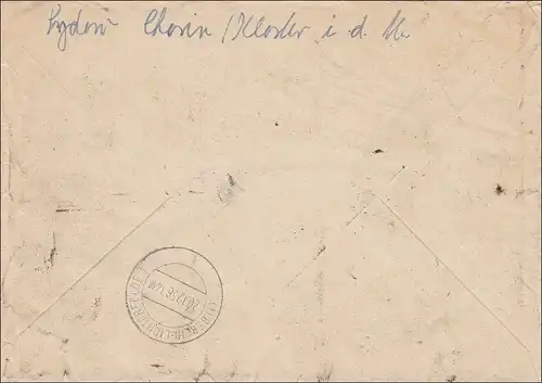 Eilboten Brief nach Lichtenfelde 1956