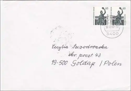 Lettre de 1987 à la Pologne - Couple horizontal