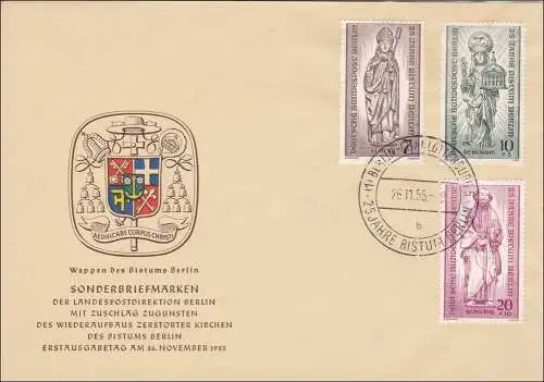 FDC 25 Jahre Bistum Berlin 1955