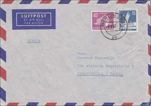 Lettre de Berlin en 1957 à Ischia