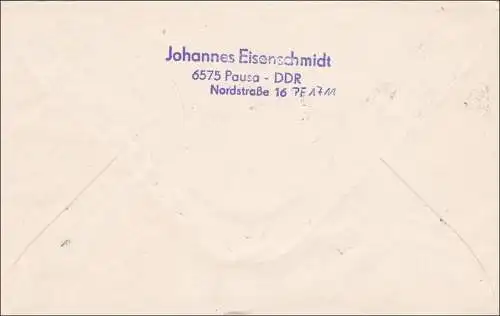 1988: Einschreiben aus Zeulenroda nach Guxhagen - Fischotter - Ganzsache U7