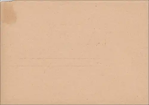 RDA: 1952: Acceptation Carte de colis de Jena - retour têtes II, Eckrand