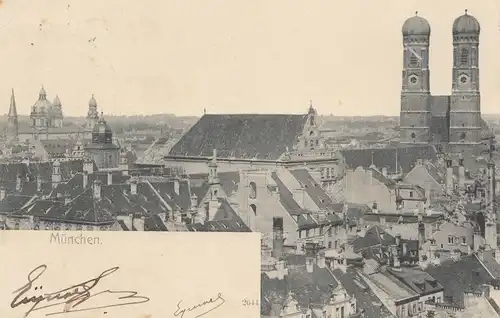 AK Munich Internat. Exposition automobile Berlin 1906 timbre rare