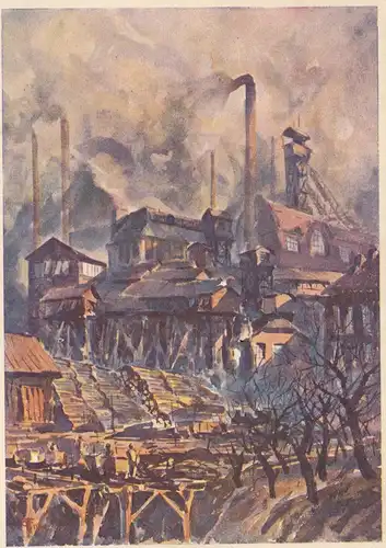 Bergbau: AK DAF, Witkowitzer Eisenwerk und Gruben 1942, Mährisch Ostrau DDP