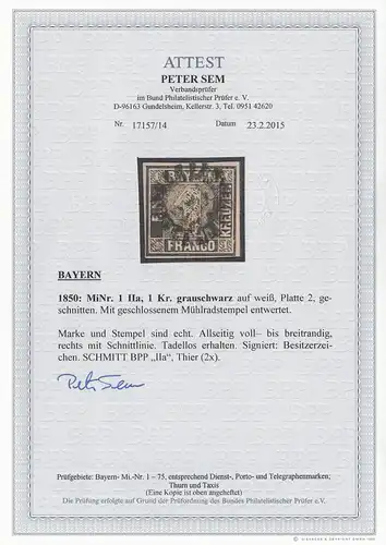 Bavière: IIa - Tamponné avec BPP Photoatest
