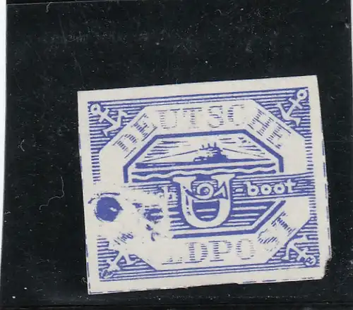 Feldpost MiNr. 13 Plattenfehler I, ** postfrische Marke