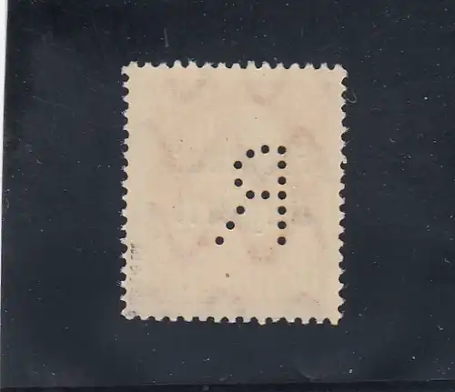 Bavière: Freistaat Min. 25-31, BPP signé avec trou R - Perfin