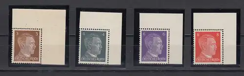 Propagandafälschungen MiNr. 23 - 26 ** Eckrand, signiert Zierer