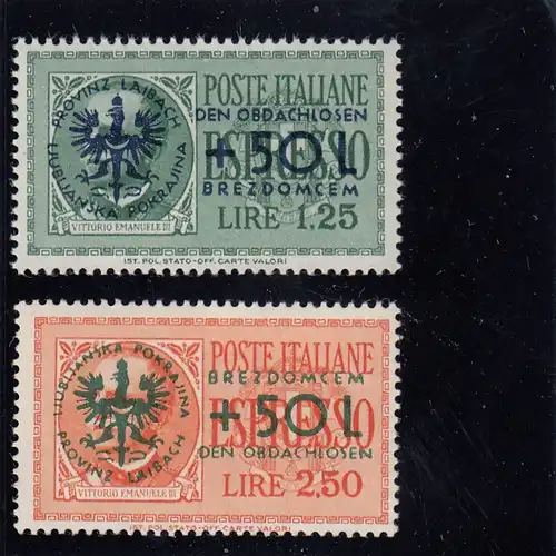 Laibach: MiNr. 31-32, **