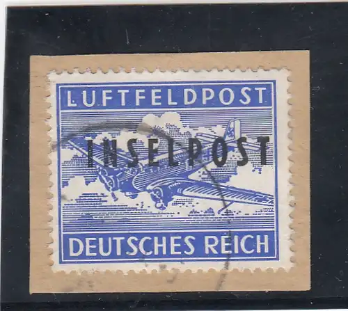Feldpost: MiNr. 8A, gestempelt, Rhodos, BPP Attest