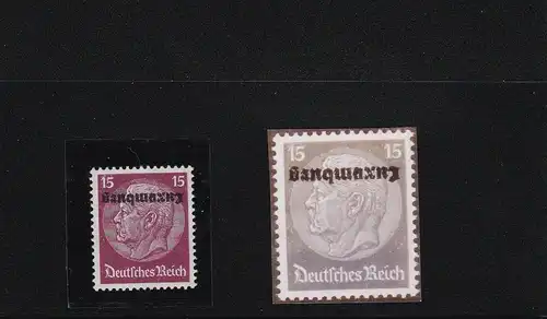 Bes. II. WK: Luxemburg: MiNr. 8K, **, signiert