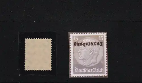 Bes. II. WK: Luxemburg: MiNr. 8K, **, signiert