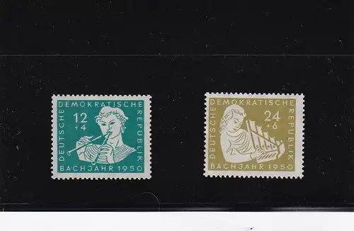 DDR: MiNr. 256 I und 257 II, postfrisch