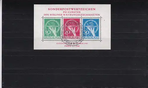 Berlin: Block 1 II, gestempelt, BPP Fotoattest