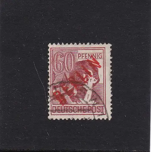 Berlin: impression rouge; MiNr. 31 DD, cacheté, signature BPP
