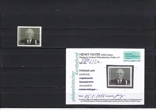 DDR: MiNr. 622a, postfrisch, **