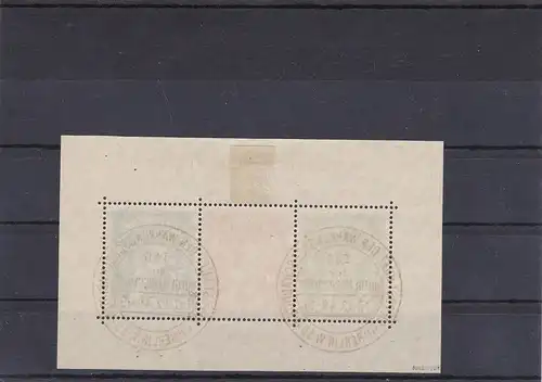 Berlin: MiNr. Block 1 I, cacheté, premier jour, BPP Attest