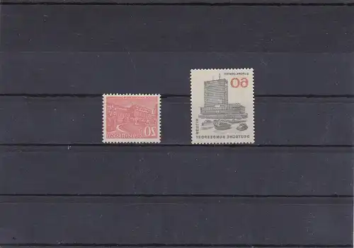 Berlin: MiNr. 49, 260 **, 2x Vollabklatsch