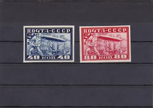 Deutsche Besetzung Russland, MiNr. 390/391, *