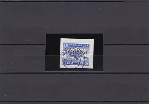 Feldpost: MiNr. 8A, gestempelt auf Briefstück, BPP Attest