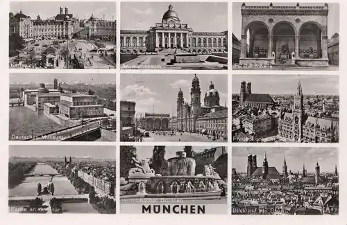 AK München, Turmbesteigung, Kongreso de Esperanto 1951