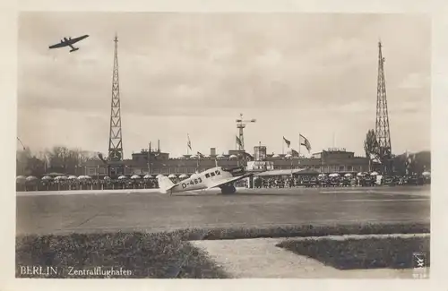AK Berlin Zentralflughafen 1932