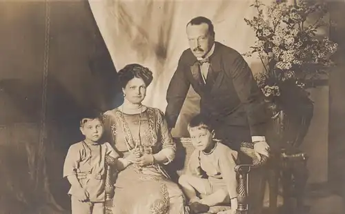 Carte photographique du Grand-Duché de Darmstadt 1912 vers Karlsruhe Aéroport Rhin/Main