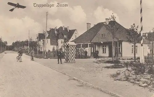 Truppenlager Zossen-Feldpost Übungsplatz- Doppeldecker, Kaserne 1916