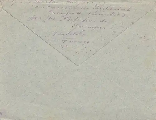 POW - Kgf: 2 Briefe 1917 von Finistere Frankreich  nach München