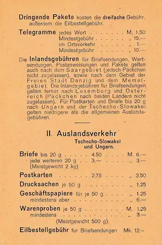 Varicosan Binde -Drucksache von Hainichen nach Berlin - Postgebühren 1.7.1922 