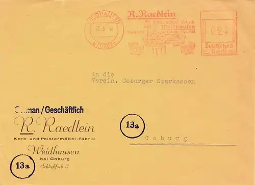 Weidhausen près de Coburg 1946-Ferman-Mode de peinture usine