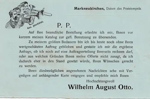 Markneukirchen - Musikinstrumente und Saiten, 1916