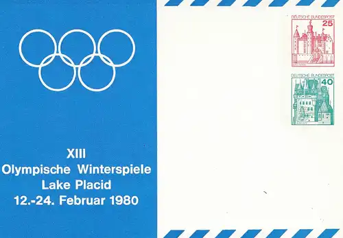 XIIIe Jeux olympiques d'hiver Lake Placid 12-24.2.1980 - Tout ce qui est en jeu
