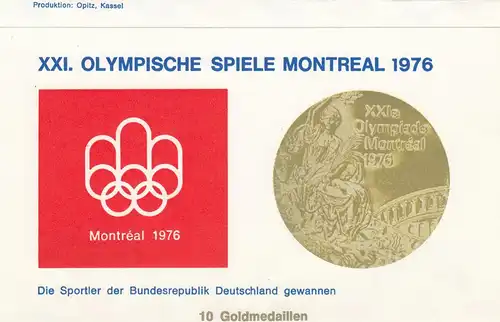 Jeux olympiques de Montréal 1976: tout est en ordre