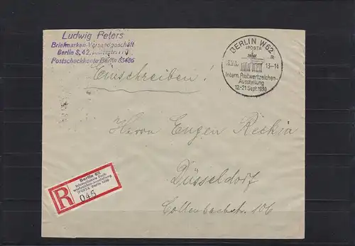 Reich allemand: bloc 1 sur lettre.