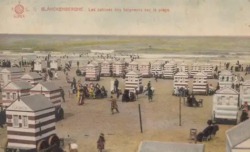 Ansichtskarte Blanckenberghe - Feldpost - Marine Div 1915
