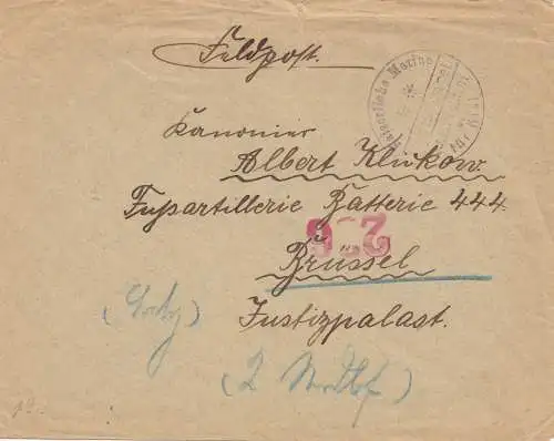 Kaiserliche Marine SMH Prinz Sigismund nach Brüssel