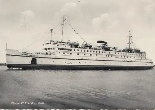 Fährschiff Theodor Heuss 1961 nach Kassel