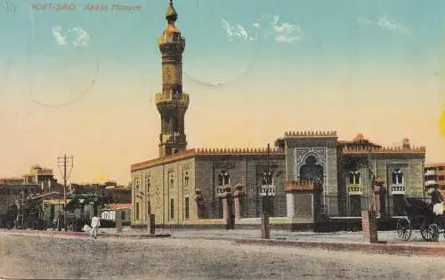 Carte postale Pays-Bas Port Said: 1920 après La Haye-Rotterdam