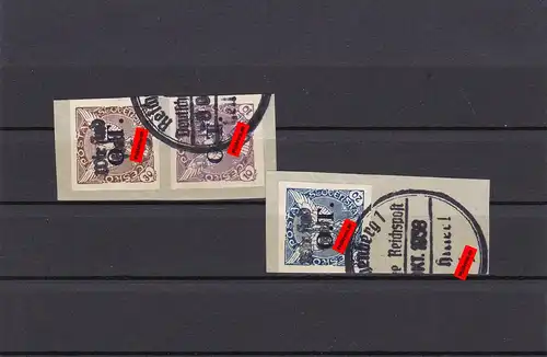 Sudetenland: Min. 52-54, cachet, imprimé à la main - Marques de presse