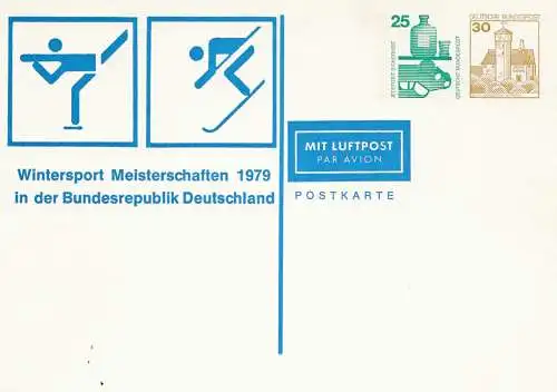 1979: Wintersport Meisterschaften-Ganzsache