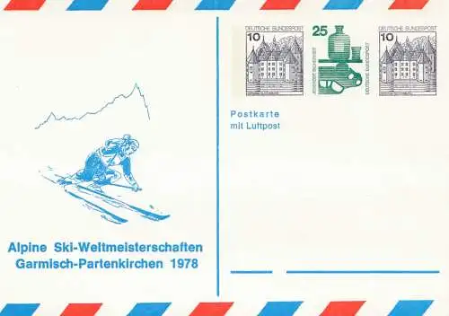 1978: Alpine Ski-Weltmeisterschaften Garmisch-Partenkirchen-Ganzsache